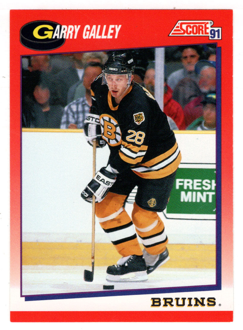 Garry Galley - Boston Bruins (NHL Hockey Card) 1991-92 Score Canadian Bilingual # 71 Mint