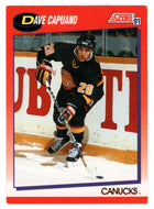Dave Capuano - Vancouver Canucks (NHL Hockey Card) 1991-92 Score Canadian # 86 Mint