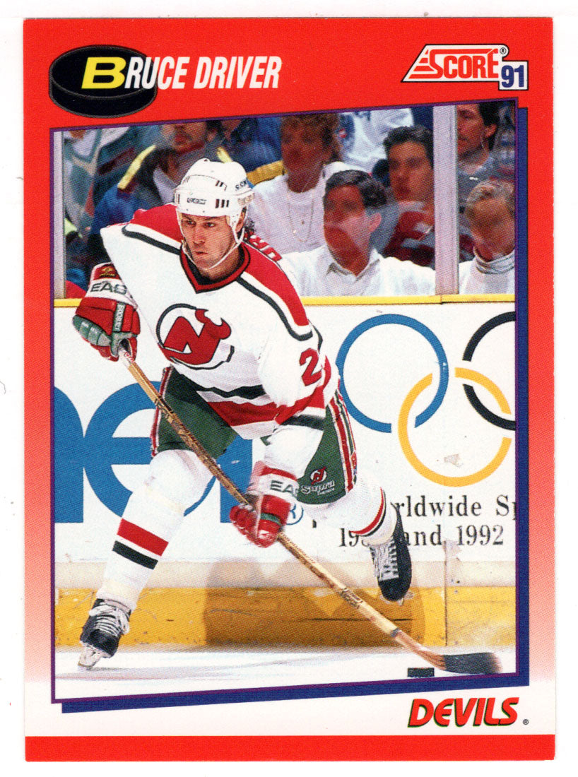 Bruce Driver - New Jersey Devils (NHL Hockey Card) 1991-92 Score Canadian Bilingual # 89 Mint