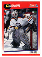 Daren Puppa - Buffalo Sabres (NHL Hockey Card) 1991-92 Score Canadian Bilingual # 106 Mint