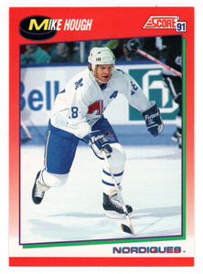 Mike Hough - Quebec Nordiques (NHL Hockey Card) 1991-92 Score Canadian # 112 Mint