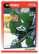 Kevin Dineen - Edmonton Oilers (NHL Hockey Card) 1991-92 Score Canadian # 118 Mint