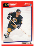 Don Sweeney - Boston Bruins (NHL Hockey Card) 1991-92 Score Canadian Bilingual # 146 Mint