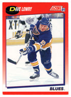 Dave Lowry - St. Louis Blues (NHL Hockey Card) 1991-92 Score Canadian Bilingual # 149 Mint