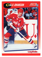 Calle Johansson - Washington Capitals (NHL Hockey Card) 1991-92 Score Canadian # 155 Mint