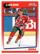 Doug Brown - New Jersey Devils (NHL Hockey Card) 1991-92 Score Canadian Bilingual # 163 Mint