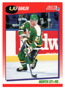Ulf Dahlen - Minnesota North Stars (NHL Hockey Card) 1991-92 Score Canadian Bilingual # 164 Mint