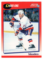 Derek King - New York Islanders (NHL Hockey Card) 1991-92 Score Canadian Bilingual # 167 Mint