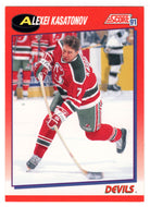 Alexei Kasatonov - New Jersey Devils (NHL Hockey Card) 1991-92 Score Canadian Bilingual # 194 Mint