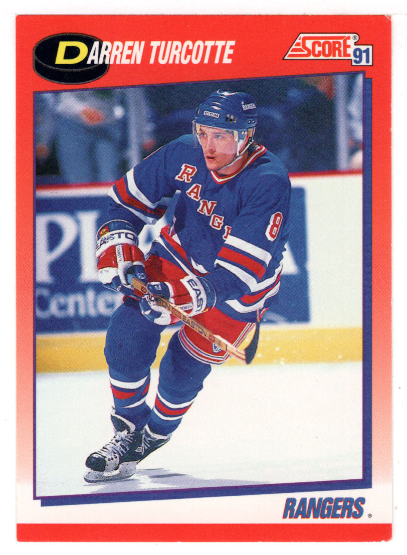 Darren Turcotte - New York Rangers (NHL Hockey Card) 1991-92 Score Canadian # 196 Mint