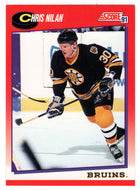Chris Nilan - Boston Bruins (NHL Hockey Card) 1991-92 Score Canadian # 197 Mint