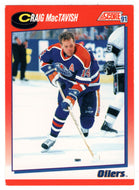Craig MacTavish - Edmonton Oilers (NHL Hockey Card) 1991-92 Score Canadian Bilingual # 202 Mint