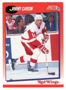 Jimmy Carson - Detroit Red Wings (NHL Hockey Card) 1991-92 Score Canadian # 224 Mint