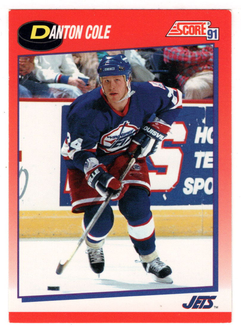 Danton Cole - Winnipeg Jets (NHL Hockey Card) 1991-92 Score Canadian # 240 Mint