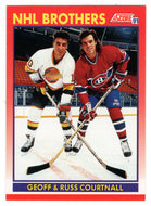 Geoff Courtnall - Russ Courtnall - NHL Brothers (NHL Hockey Card) 1991-92 Score Canadian # 270 Mint
