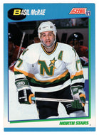 Basil McRae - Minnesota North Stars (NHL Hockey Card) 1991-92 Score Canadian Bilingual # 391 Mint