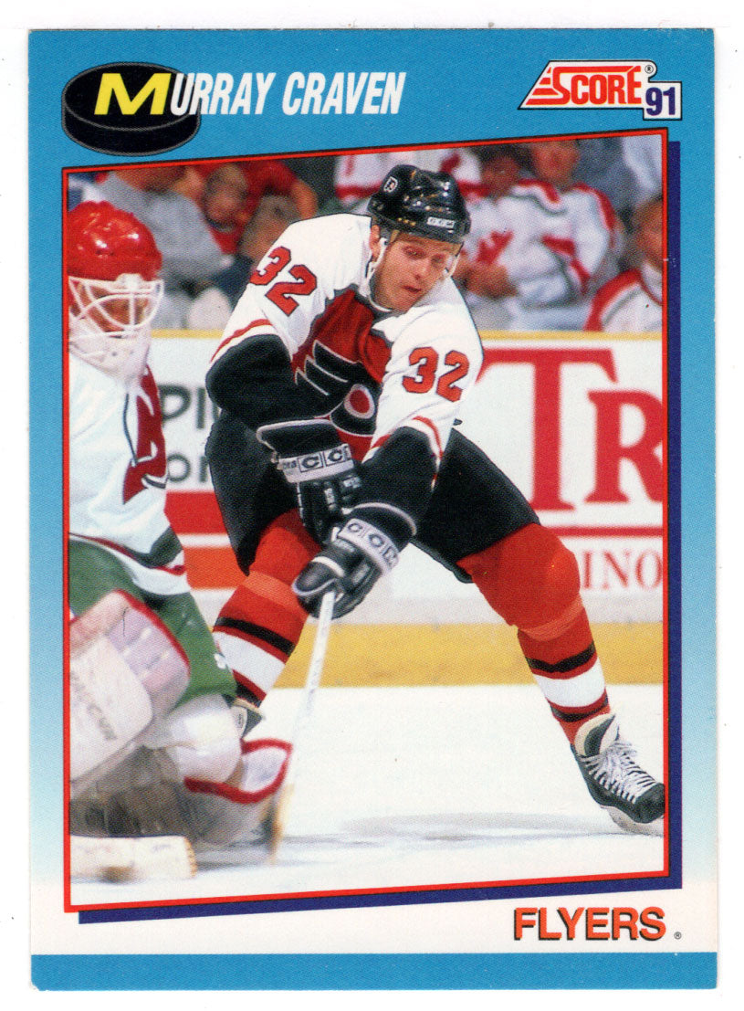 Murray Craven - Philadelphia Flyers (NHL Hockey Card) 1991-92 Score Canadian Bilingual # 482 Mint