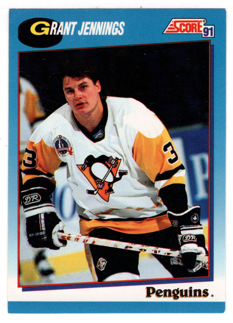 Grant Jennings - Pittsburgh Penguins (NHL Hockey Card) 1991-92 Score Canadian Bilingual # 531 Mint