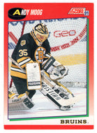 Andy Moog - Boston Bruins (NHL Hockey Card) 1991-92 Score Canadian # 90 Mint