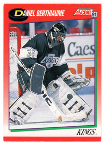 Daniel Berthiaume - Los Angeles Kings (NHL Hockey Card) 1991-92 Score Canadian # 132 Mint