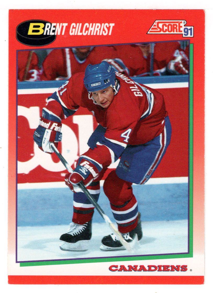 Brent Gilchrist - Montreal Canadiens (NHL Hockey Card) 1991-92 Score Canadian # 259 Mint