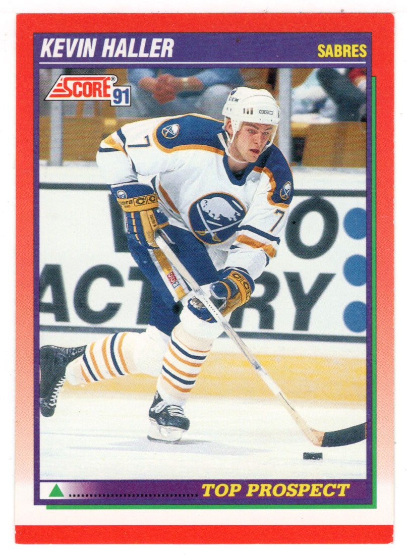 Kevin Haller RC Buffalo Sabres - Top Prospect (NHL Hockey Card) 1991-92 Score Canadian # 276 Mint