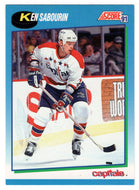 Ken Sabourin - Washington Capitals (NHL Hockey Card) 1991-92 Score Canadian # 398 Mint