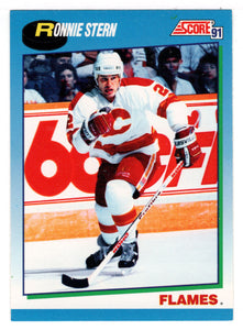 Ronnie Stern - Calgary Flames (NHL Hockey Card) 1991-92 Score Canadian # 408 Mint