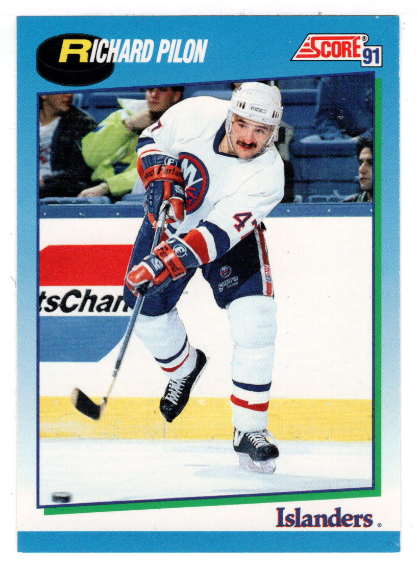 Rich Pilon - New York Islanders (NHL Hockey Card) 1991-92 Score Canadian # 417 Mint