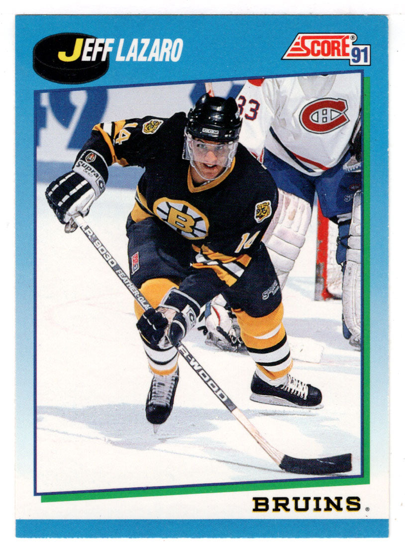 Jeff Lazaro - Boston Bruins (NHL Hockey Card) 1991-92 Score Canadian # 445 Mint