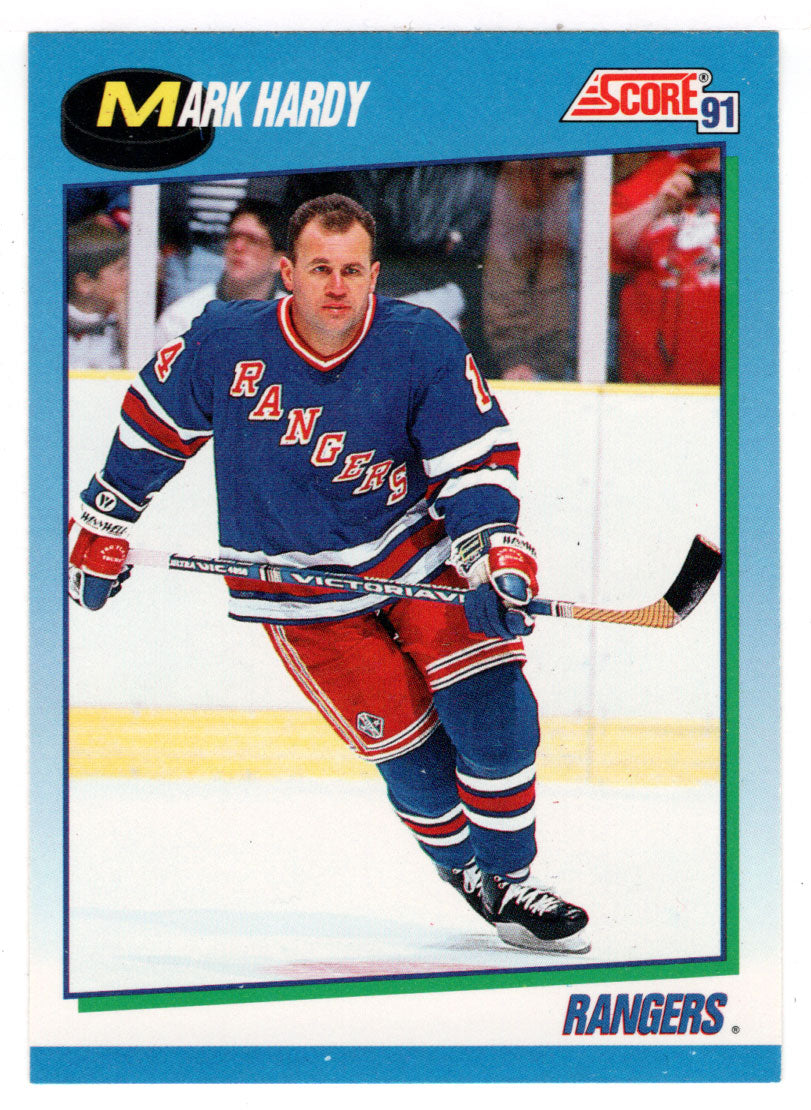 Mark Hardy - New York Rangers (NHL Hockey Card) 1991-92 Score Canadian # 453 Mint