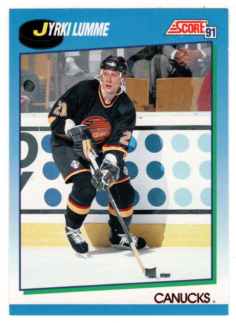 Jyrki Lumme - Vancouver Canucks (NHL Hockey Card) 1991-92 Score Canadian # 462 Mint