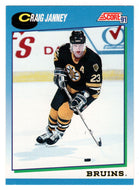 Craig Janney - Boston Bruins (NHL Hockey Card) 1991-92 Score Canadian # 473 Mint