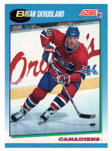 Brian Skrudland - Montreal Canadiens (NHL Hockey Card) 1991-92 Score Canadian # 514 Mint