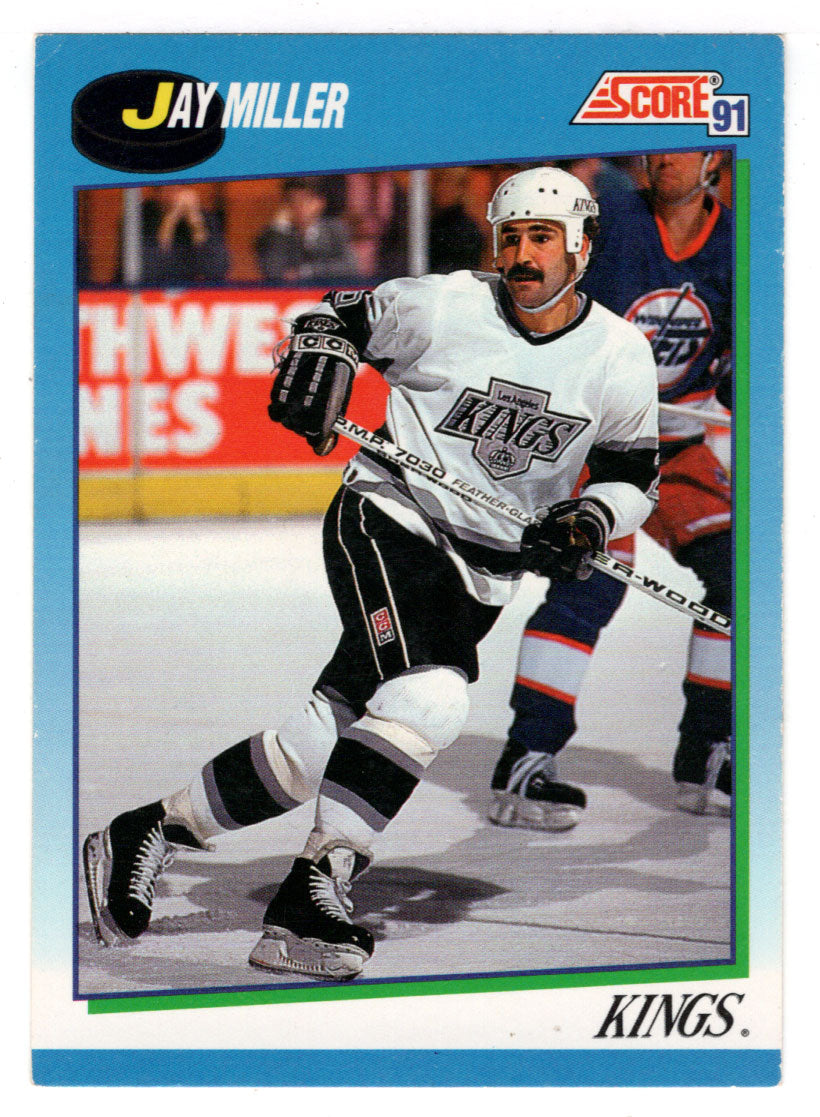 Jay Miller - Los Angeles Kings (NHL Hockey Card) 1991-92 Score Canadian # 543 Mint