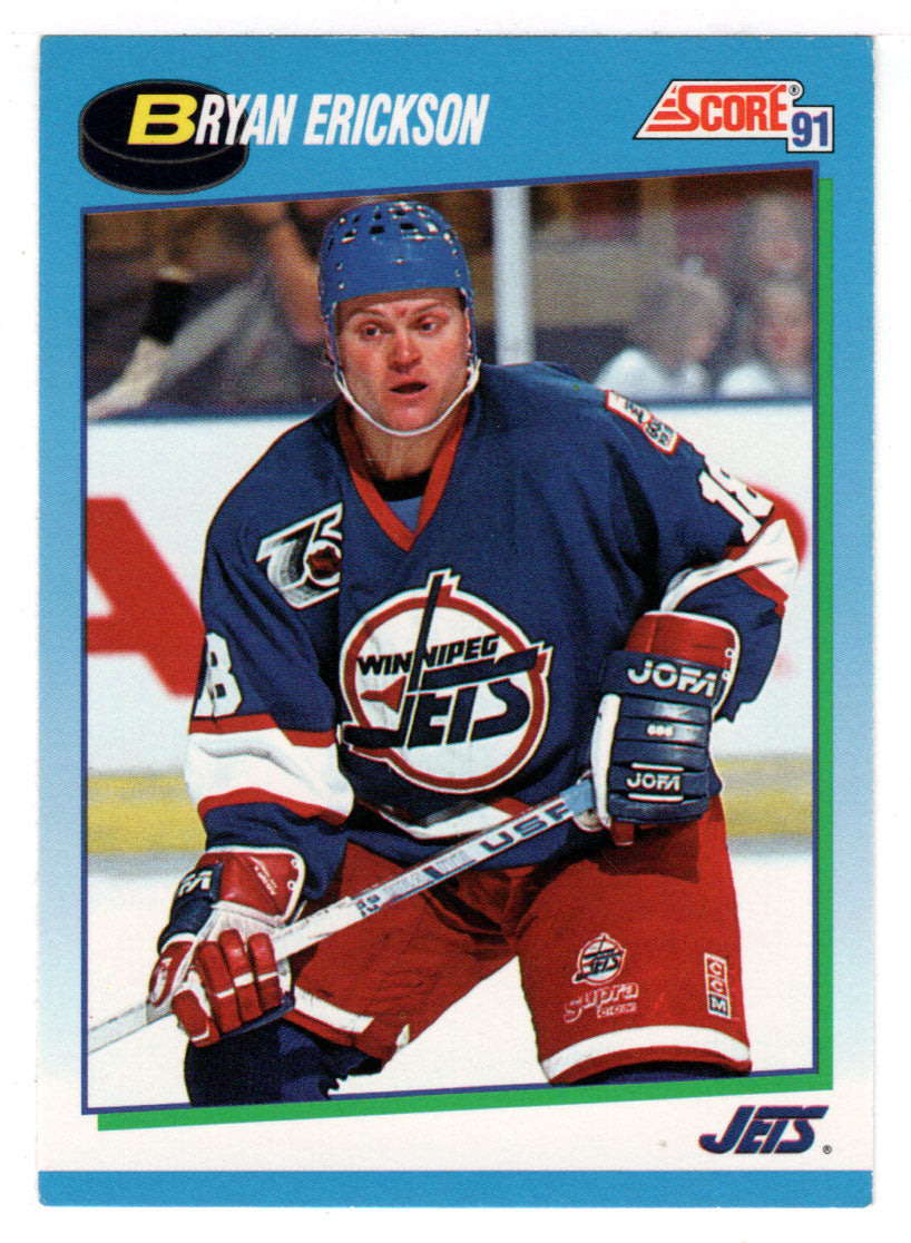 Bryan Erickson - Winnipeg Jets (NHL Hockey Card) 1991-92 Score Canadian # 657 Mint