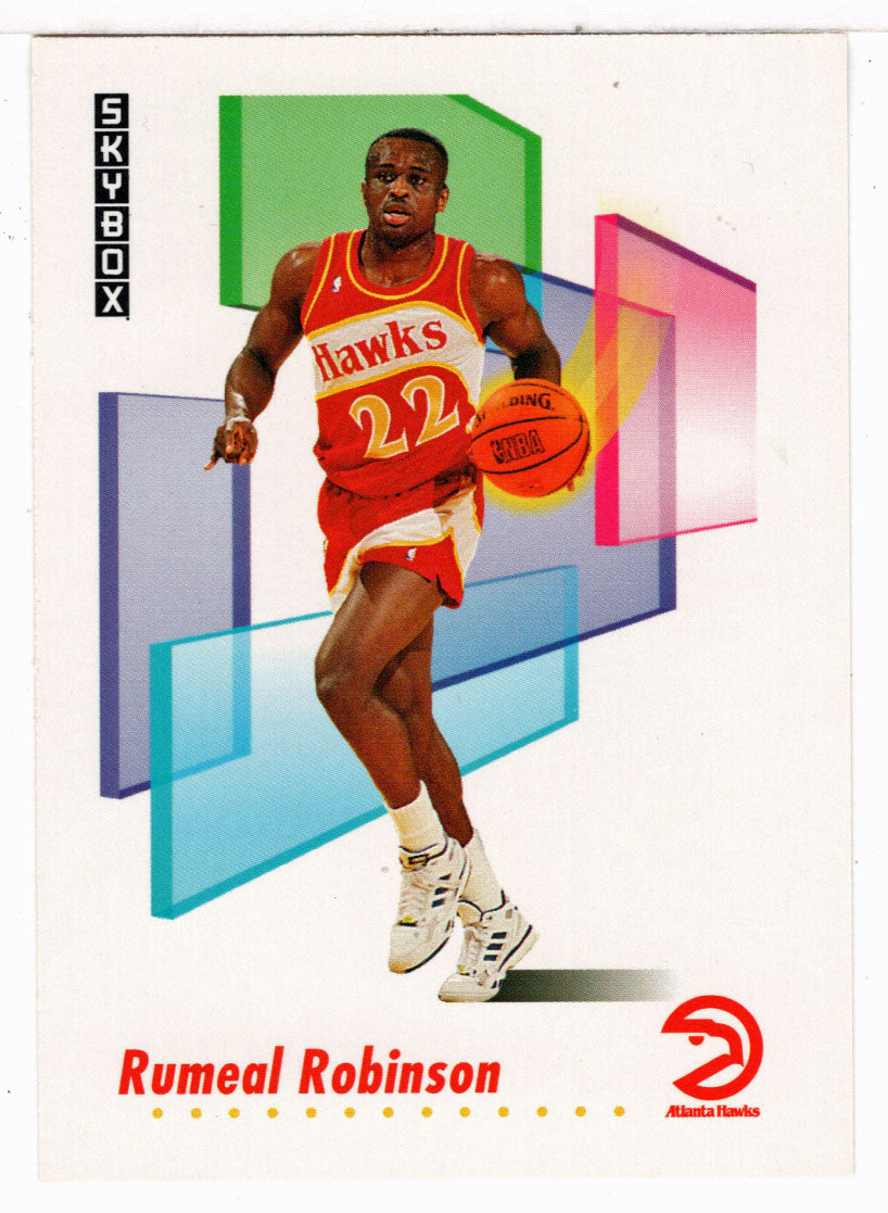 Rumeal Robinson - Atlanta Hawks (NBA Basketball Card) 1991-92 Skybox # 8 Mint