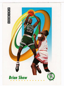 Brian Shaw - Boston Celtics (NBA Basketball Card) 1991-92 Skybox # 20 Mint