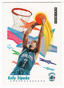 Kelly Tripucka - Charlotte Hornets (NBA Basketball Card) 1991-92 Skybox # 33 Mint