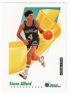 Steve Alford - Dallas Mavericks (NBA Basketball Card) 1991-92 Skybox # 56 Mint