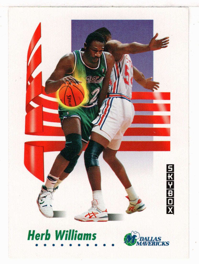 Herb Williams - Dallas Mavericks (NBA Basketball Card) 1991-92 Skybox # 66 Mint