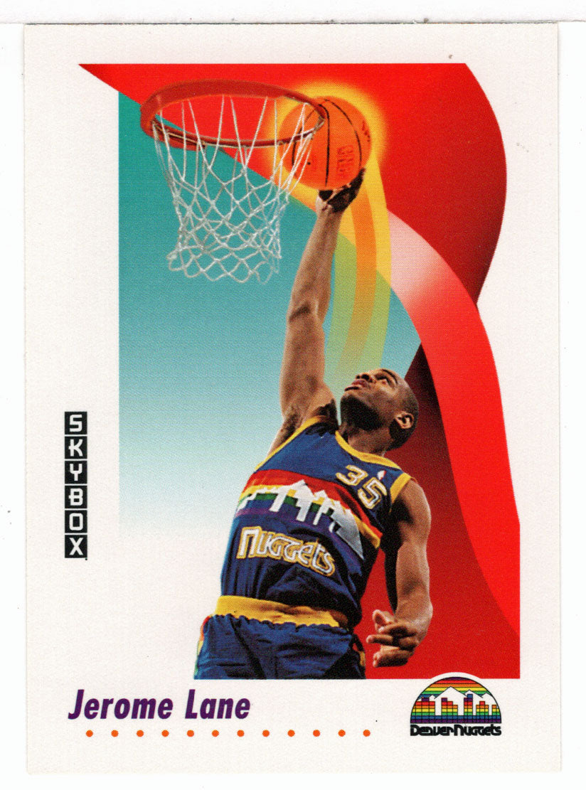 Jerome Lane - Denver Nuggets (NBA Basketball Card) 1991-92 Skybox # 71 Mint