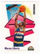 Marcus Liberty - Denver Nuggets (NBA Basketball Card) 1991-92 Skybox # 72 Mint