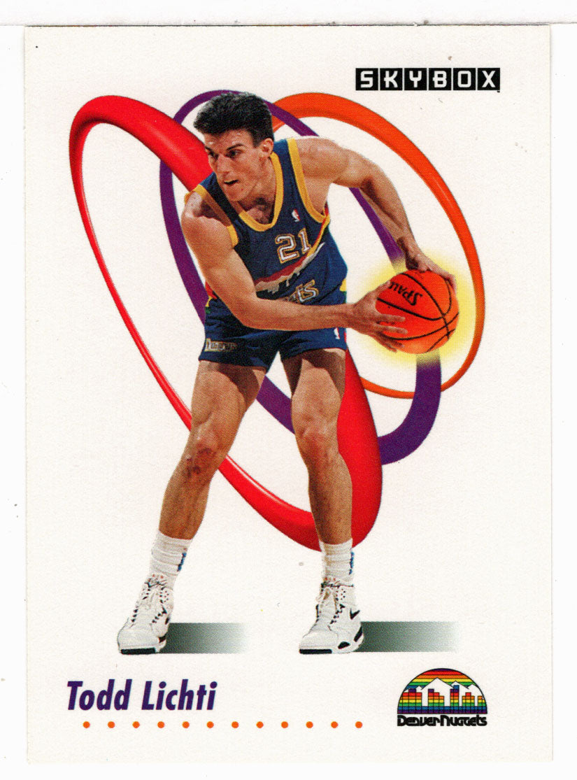 Todd Lichti - Denver Nuggets (NBA Basketball Card) 1991-92 Skybox # 73 Mint