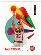 Scott Hastings - Detroit Pistons (NBA Basketball Card) 1991-92 Skybox # 83 Mint