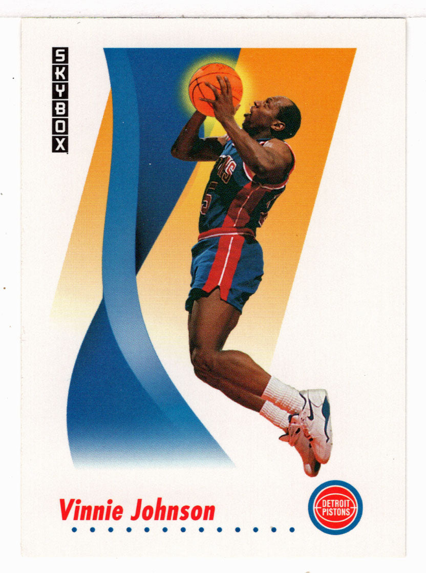 Vinnie Johnson - Detroit Pistons (NBA Basketball Card) 1991-92 Skybox # 84 Mint