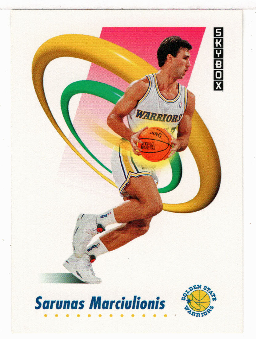 Sarunas Marciulionis - Golden State Warriors (NBA Basketball Card) 1991-92 Skybox # 95 Mint