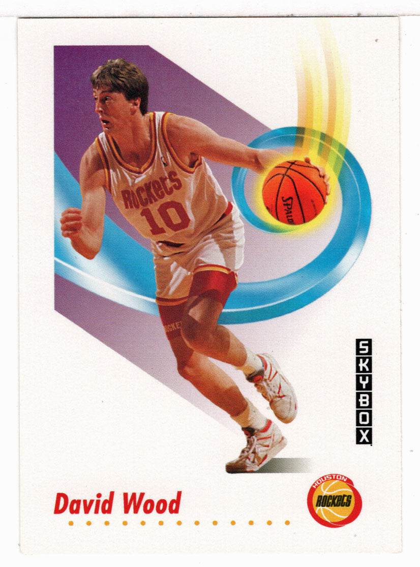 David Wood RC - Houston Rockets (NBA Basketball Card) 1991-92 Skybox # 110 Mint
