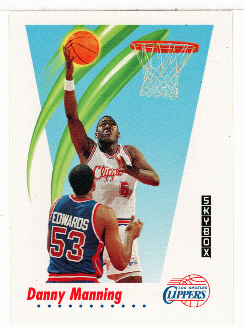 Danny Manning - Los Angeles Clippers (NBA Basketball Card) 1991-92 Skybox # 127 Mint