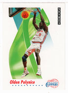 Olden Polynice - Los Angeles Clippers (NBA Basketball Card) 1991-92 Skybox # 130 Mint